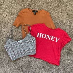 3 Crop Tops!
